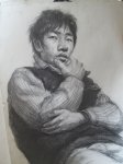 传奇工作室素描半身像