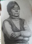 传奇工作室素描半身像