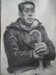 传奇工作室素描半身像