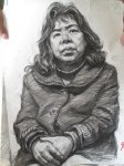 传奇工作室素描半身像