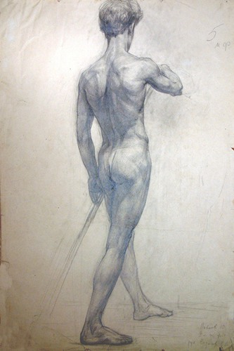 列宾美术学院77幅人体经典素描画像