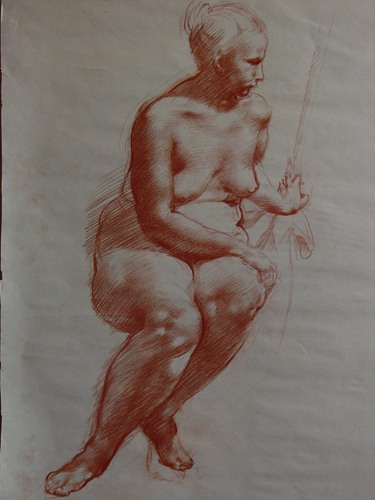 列宾美术学院人体素描原画高清87