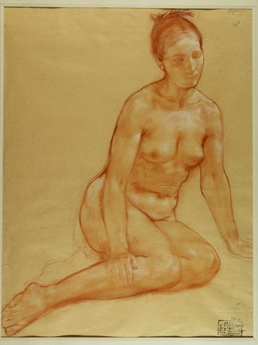 列宾美术学院人体素描原画高清87