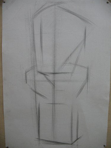素描石膏海盗像写生步骤3