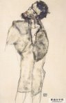 席勒大师的人体素描油画