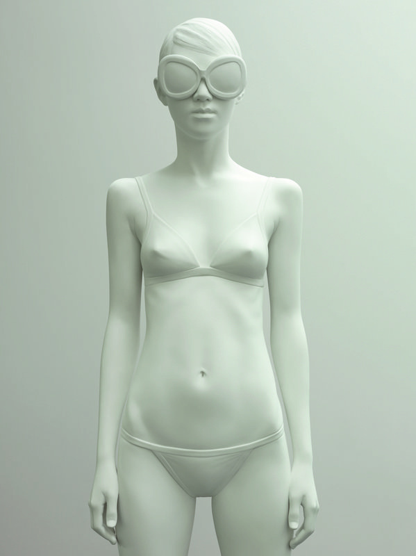 现代审美女性雕塑