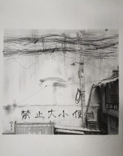 中央美术学院版画系蒋小东欣赏设计素描中的光影素描