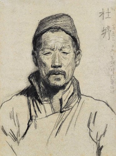王式廓人物素描精选欣赏中国素描大师作品