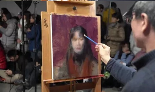 冷峻小姐的写生美揭开了中国特色油画教学的面纱