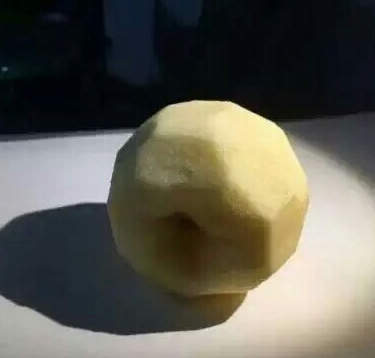 苹果切块素描画法，如果这样还画不好苹果，就别怪老师了，尽力了