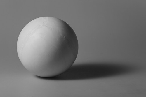 石膏几何体：球体超高清图片