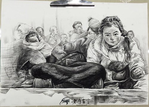 杭州鹰画室张勇素描作品