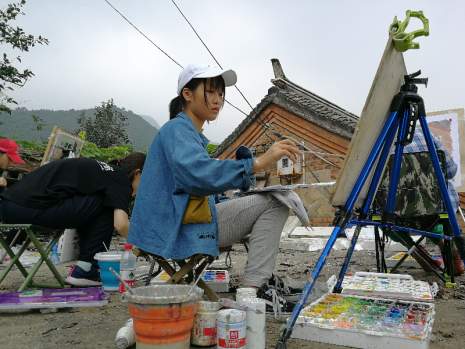 北京水木园艺馆日常工作室艺术类学生的生活状况