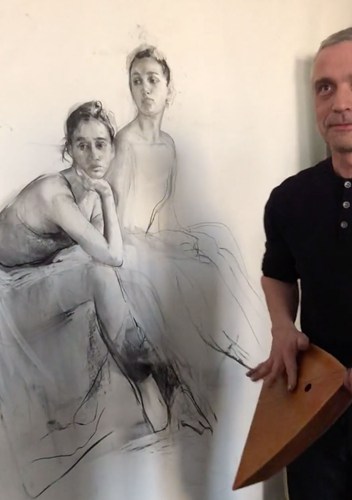 布洛欣人物素描：芭蕾舞女孩画画过程视频
