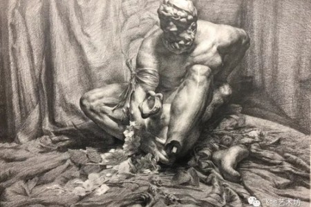 飞地艺术广场——素描石膏雕塑作品评析